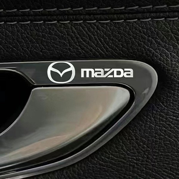 DEVENTORZ Mazda Car Sticker Decal, 10 Pcs Car Logo Decoration