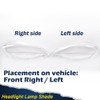 PIT66 Headlight Lens Cover, Compatible with 2006-2016 Chevy Impala Limited