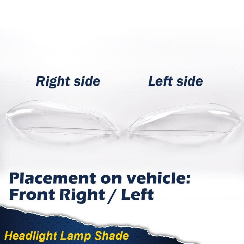 PIT66 Headlight Lens Cover, Compatible with 2006-2016 Chevy Impala Limited