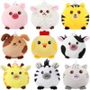 Skylety 9 Pcs Mini Plush Stuffed Animals Bulk 3.15 Inch