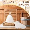 JaGely 5 Pcs Sauna Accessories Kit Include Slip Resistant Backrest,