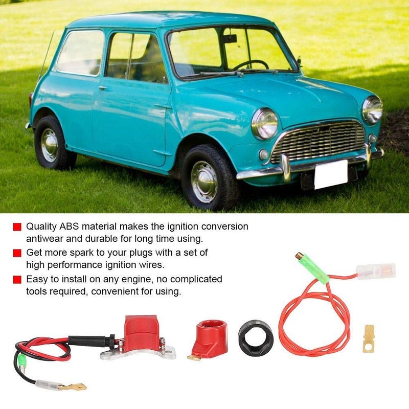 Jadeshay Electronic Ignition Conversion Kit for Electronic Ignition Points Car