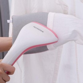 Cordless Handheld Steam Ironing Pad with Sponge Glove & Stand - Portable Heat-Insulated Household Item 7403 Triangular Type