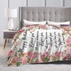 Birthday Gifts for Women Blanket Happy Birthday Decorations Throw Blanket