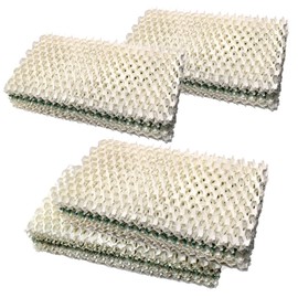 HQRP 4-pack Wick Filter compatible with Essick Air AIRCARE Horizon HD3120DCN 4.75-Gallon Console Evaporative Humidifier, Replacement for Essick Air HDC-411 HDC411
