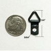 Mini Triangle Picture Hangers, 10 Count, Black, Extra Heavy Steel,