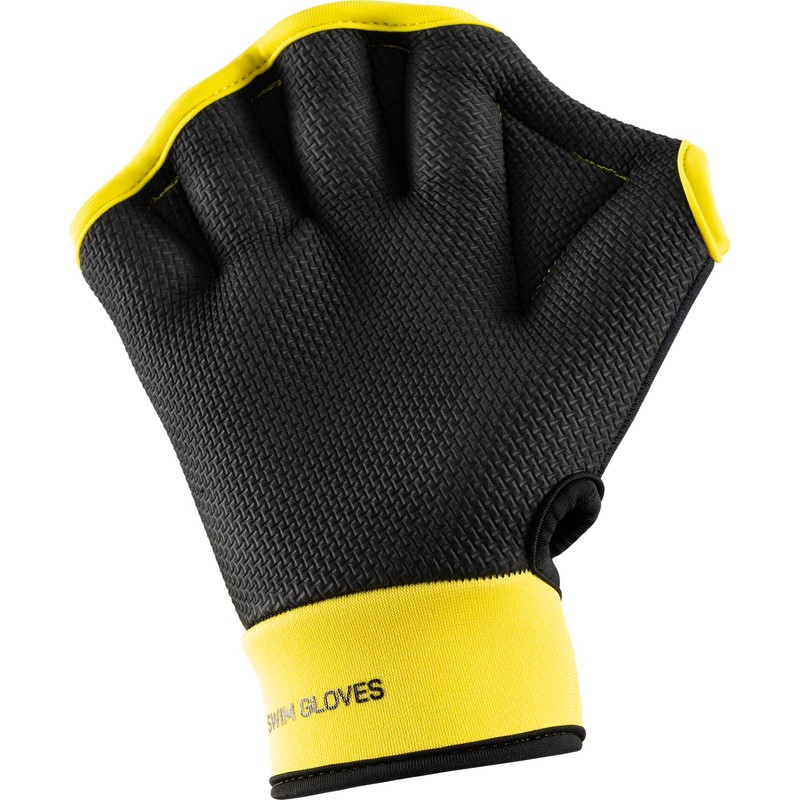 CRESSI Aqua Boost Swim Gloves Black/Yellow M - Unisex Ultraspan