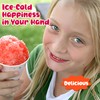 Concession Essentials Paper Snow Cone Cups, 6 oz, Wax Coated,