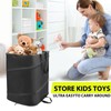 YUDI & GARDEN 46 Gallon Square Collapsible Yard Waste Bin,
