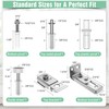 Bifold Door Hardware Repair Kit - 1 Pack Bi-fold Closet