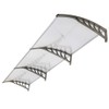 samanoya 120"x40" Door Window Outdoor Awning Modern Patio Cover UV