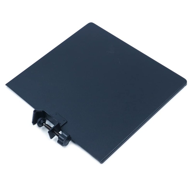 ZONADAH Clamp-On Rack Tray Holder, Microphone Stand Shelf, 20X22cm Surface