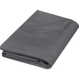 Utopia Bedding Flat Sheet - Soft Brushed Microfiber Fabric - Shrinkage & Fade Resistant Top Sheet - Easy Care - 1 Flat Sheet Only (Twin, Grey)