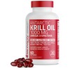 Bronson Antarctic Krill Oil 1000 mg with Omega-3s EPA, DHA,