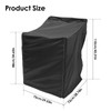 Foribyw Washing Machine Cover 75x73x88/110cm Waterproof 210D Oxford Cloth Dryer