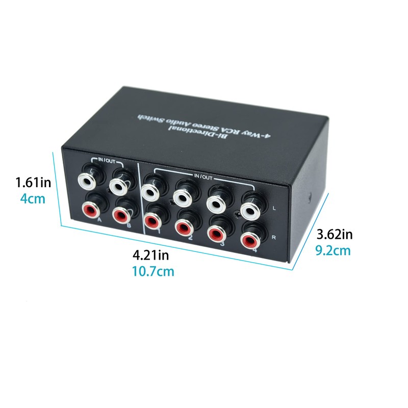 Bi-Directional No External Power No Noise 4 Way 2 in