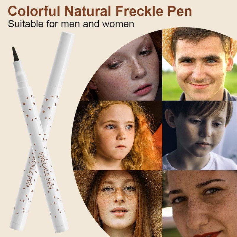 Freckle Pen, Waterproof Freckle Pen, Natural Looking Freckles, Durable Sopt