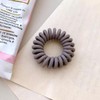 Hair tie spring hairband hair tie dark gray / 머리끈 스프링 머리헤어밴드 헤어끈 다크그레이