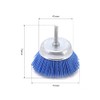 XIAOJUN 3Pcs 3Inch Nylon Filament Abrasive Wire Cup Brush Kit