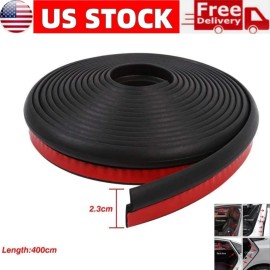 Unbranded 4M/13ft Z Shape Car Window Door Rubber Seal Strip Edge Trim for Noise Insulation