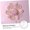 Healeved 2pcs Nail Art Palette Kit Mixing Plate Acrylic Makeup