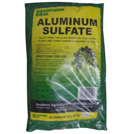Southern Ag Aluminum Sulfate - Acid loving plants lowers pH - Hydrangea blooms blue - 5 Lbs.