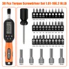 coobeast 38pcs Torque Screwdriver 1.01-106.2 in-lbs/0.11-12 Nm, 1/4 inch Drive