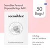 Disposal Bags for Menstrual Care Products - 50 ct Refill