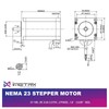 iMetrx Nema 23 Stepper Motor 100 mm 2.5 N.m 3.375