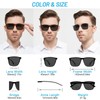 WEMOOTANTS Black Bifocal Sunglasses 2.0 for Men Large Bi-focal Reading