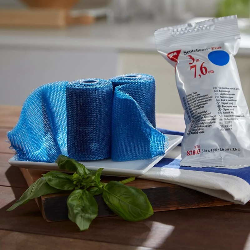 Scotchcast Plus Cast Tape 3 Inch X 12 Foot Fiberglass