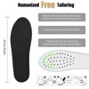 WLLHYF Memory Foam Insoles for Women Men with Arch Support,
