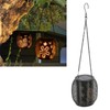 Solar Lantern Outdoor Waterproof Hanging Solar Light with Handle Chain
