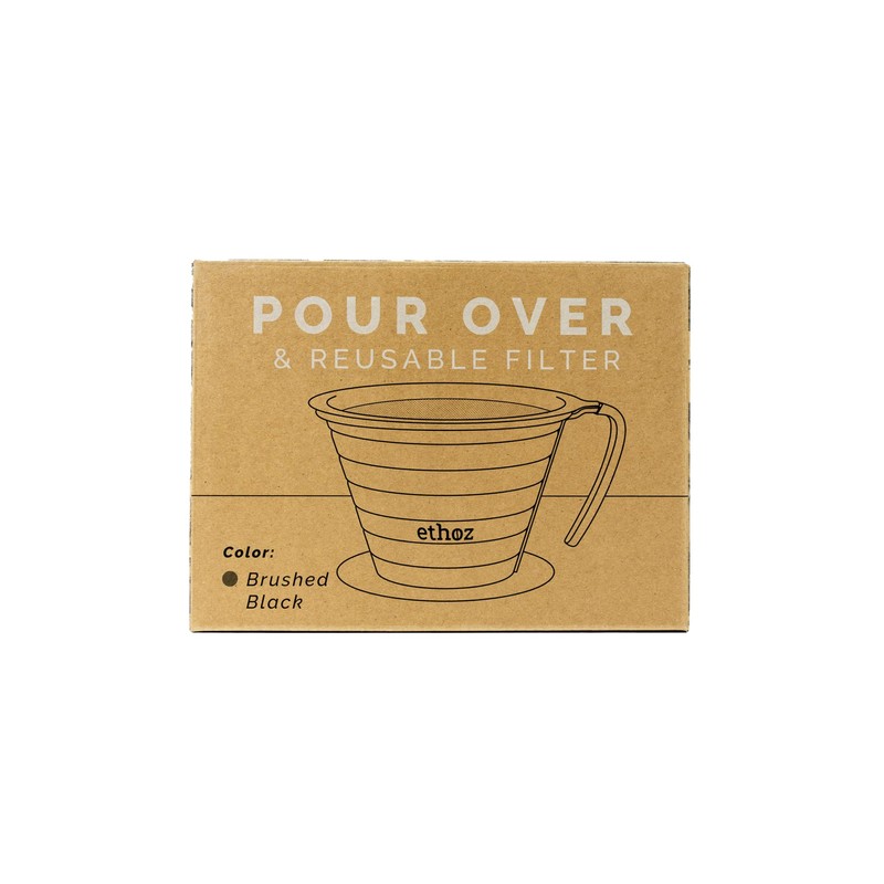 Ethoz® Pour Over Coffee Maker – Sustainable Stainless Steel Pour
