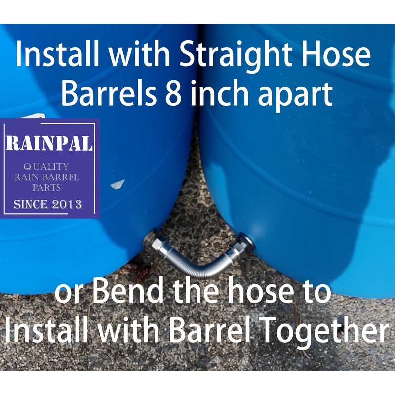RAINPAL Rain Barrel Spigot and Linking Kit Bundle (RBS024+1xRBLSS5)