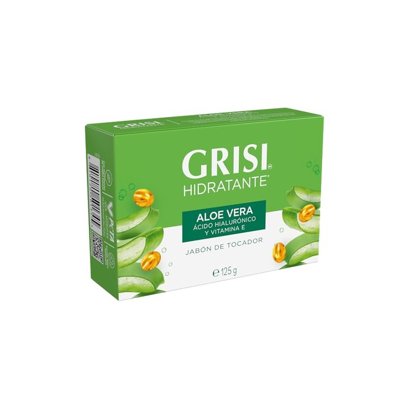 Grisi, Jabón en Barra Aloe Vera con Ácido Hialurónico y