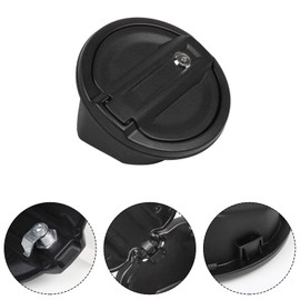 For Jeep JL Gas Cap Cover, Locking Fuel Door for 2018-2020 Jeep Wrangler JL & Unlimited Sport Rubicon Sahara 2-Door 4-Door