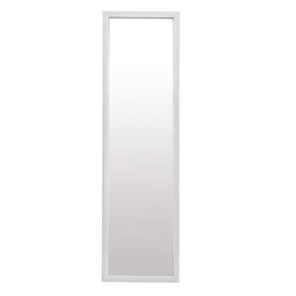 Beauty4U Full Length Mirror Door Mirror Full Body Dressing Mirror Wall Mounted Hanging for Dorm Home, 50"x 14", White