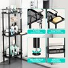 HapiRm Standing Corner Shower Caddy - 3 Tier Corner Shower