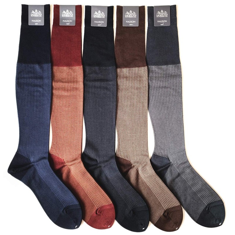 [Harrison] 15820 Egyptian Cotton Mini Herringbone Longhorse, 9.8-10.2 inches (25-26