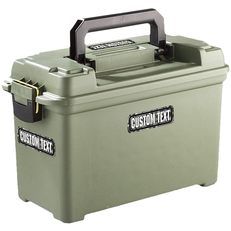 Custom Ammo Digital Camo Stickers 8 Pack