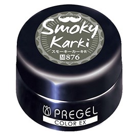 PRE GEL Color EX Smoky Khaki R876 0.1 oz (3 g) UV/LED Compatible Taiwan
