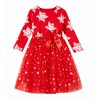 Niyage Girls Christmas Dress Toddler Baby Xmas Holiday Outfits Long