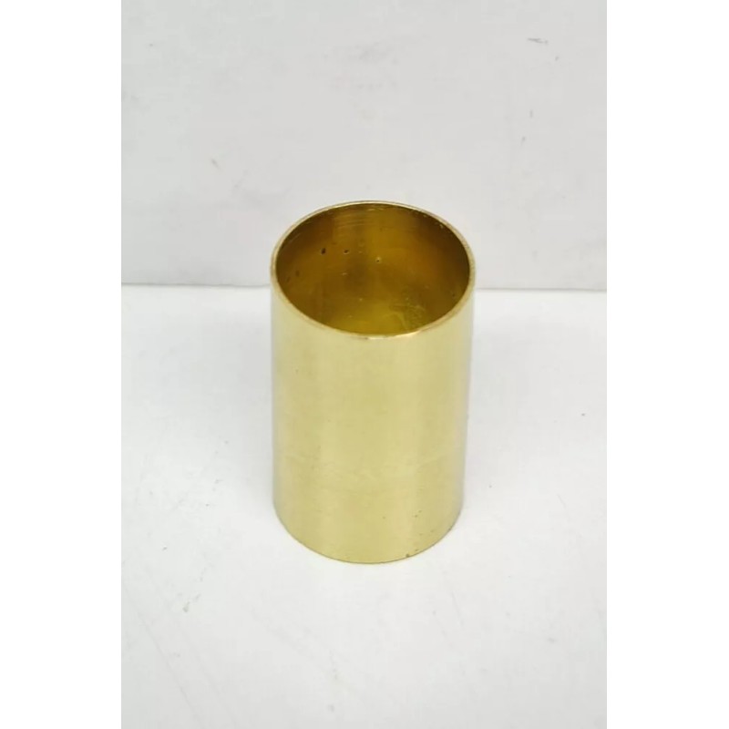 POLISHED BRASS 1" CANDLE SOCKET - 5/16" X 18 THREAD