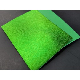 Big Hit Fly Co LOCO FOAM - 2mm Fly Tying Foam - Metallic Textured Foam - 9 COLORS AVAILABLE NEW - Green/ Green