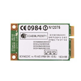 Ciglow Tarjeta de Red, Tarjeta inalámbrica inalámbrica 2.4G + 5G de Doble Banda Mini PCI-E WIFI para //DELL/Acer.