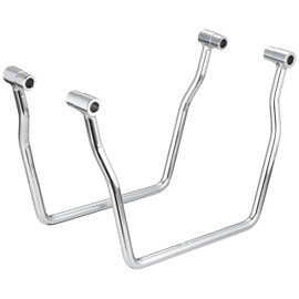 キジマ(Kijima) バイクパーツ サイドバッグサポート スチール製 ドラッグスター250/1100/1100クラシック 左右セットクロームメッキ 210-453