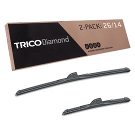 TRICO Diamond™ (25-2614) 26 Inch & 14 Inch pack of 2 High Performance Automotive Replacement Windshield Wiper Blades For My Car Super Premium All Weather Beam Blade for Select Vehicle Models