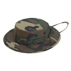 Rothco Camo Boonie Hat - Ultimate Sun Defense for Outdoor Adventures - Woodland Camo – 7 1/2
