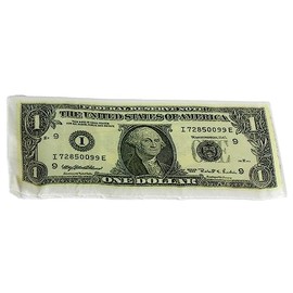 CUCUBA 10 Napkins Double Veiled Party Birthday Theme Banknote 1 (One) Dollar 34 x 33 cm
